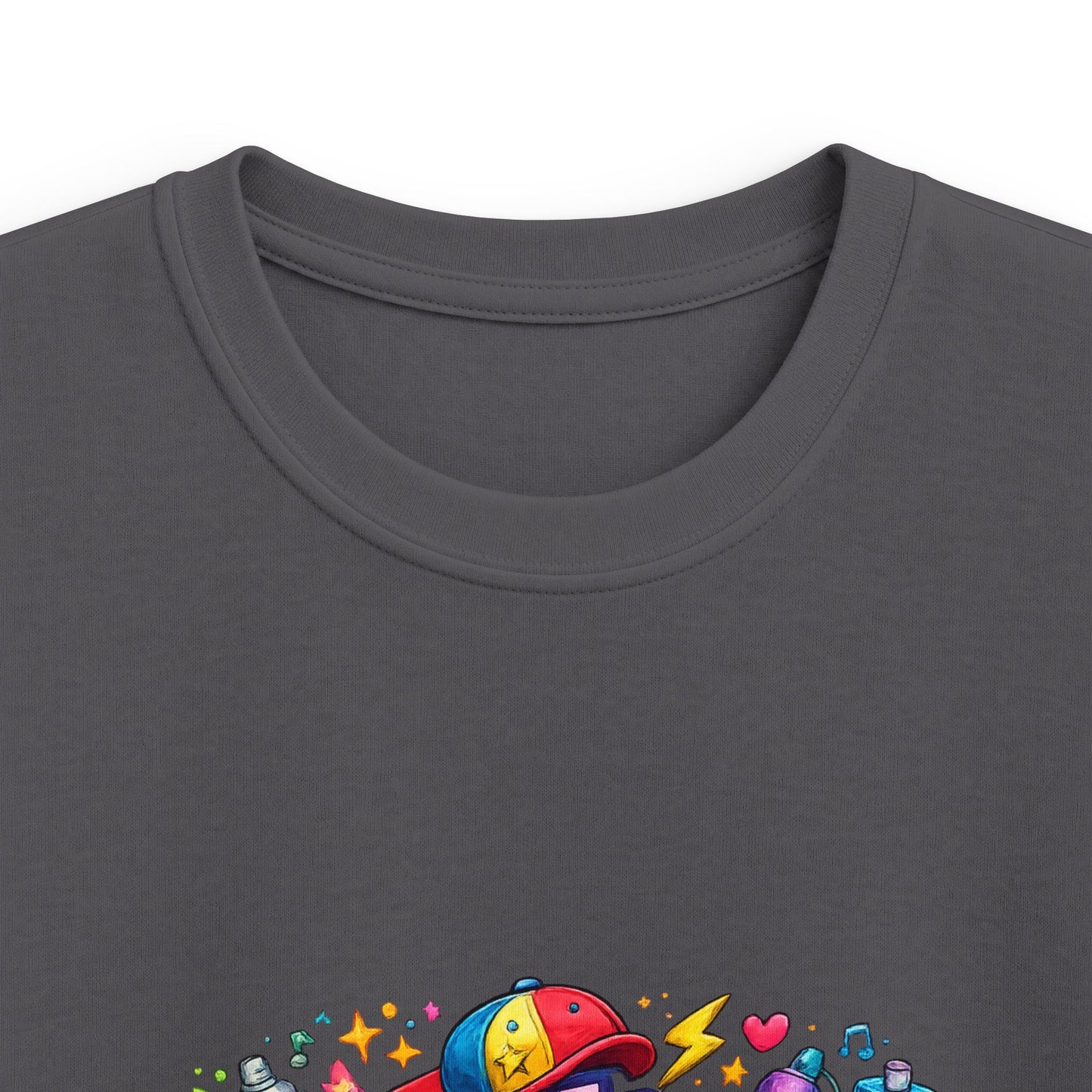 Kids Tee — "Too Cool for School" Colorful Back-to-School Graphic