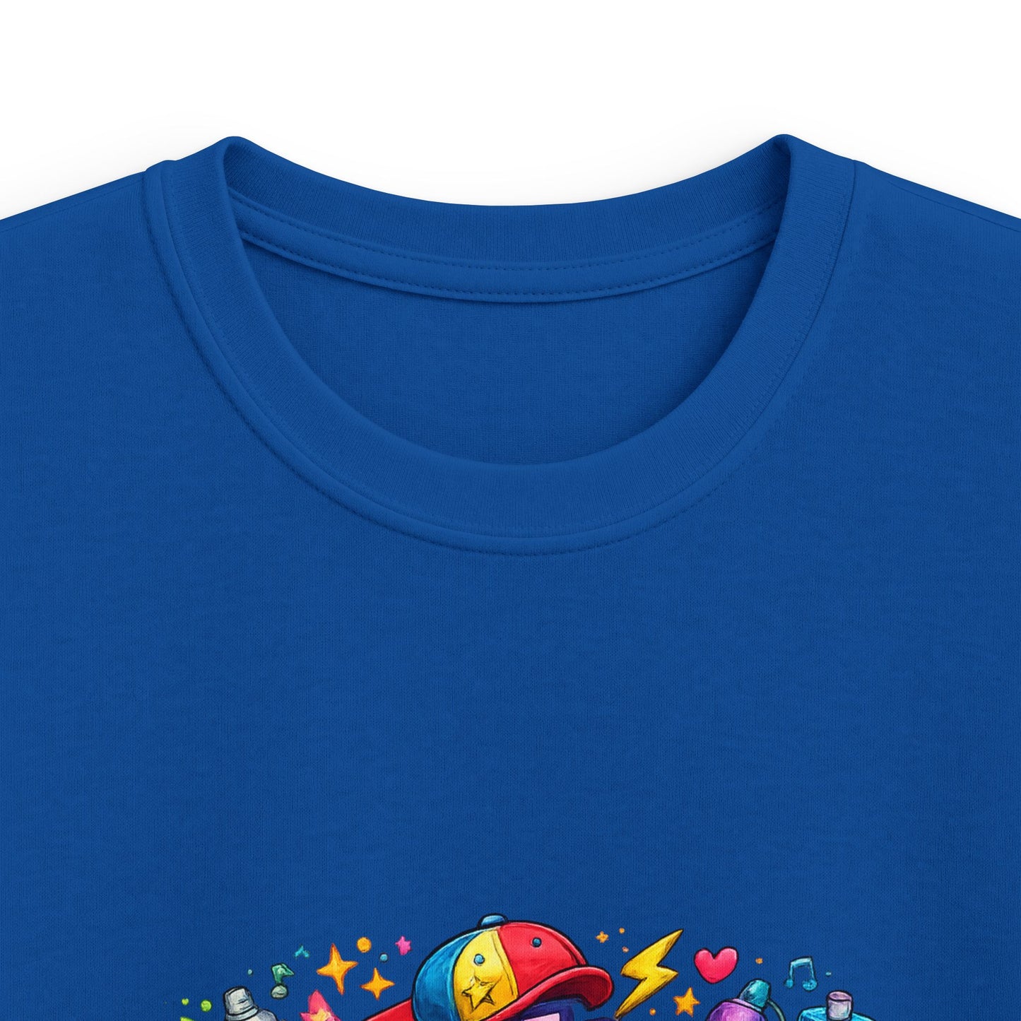 Kids Tee — "Too Cool for School" Colorful Back-to-School Graphic