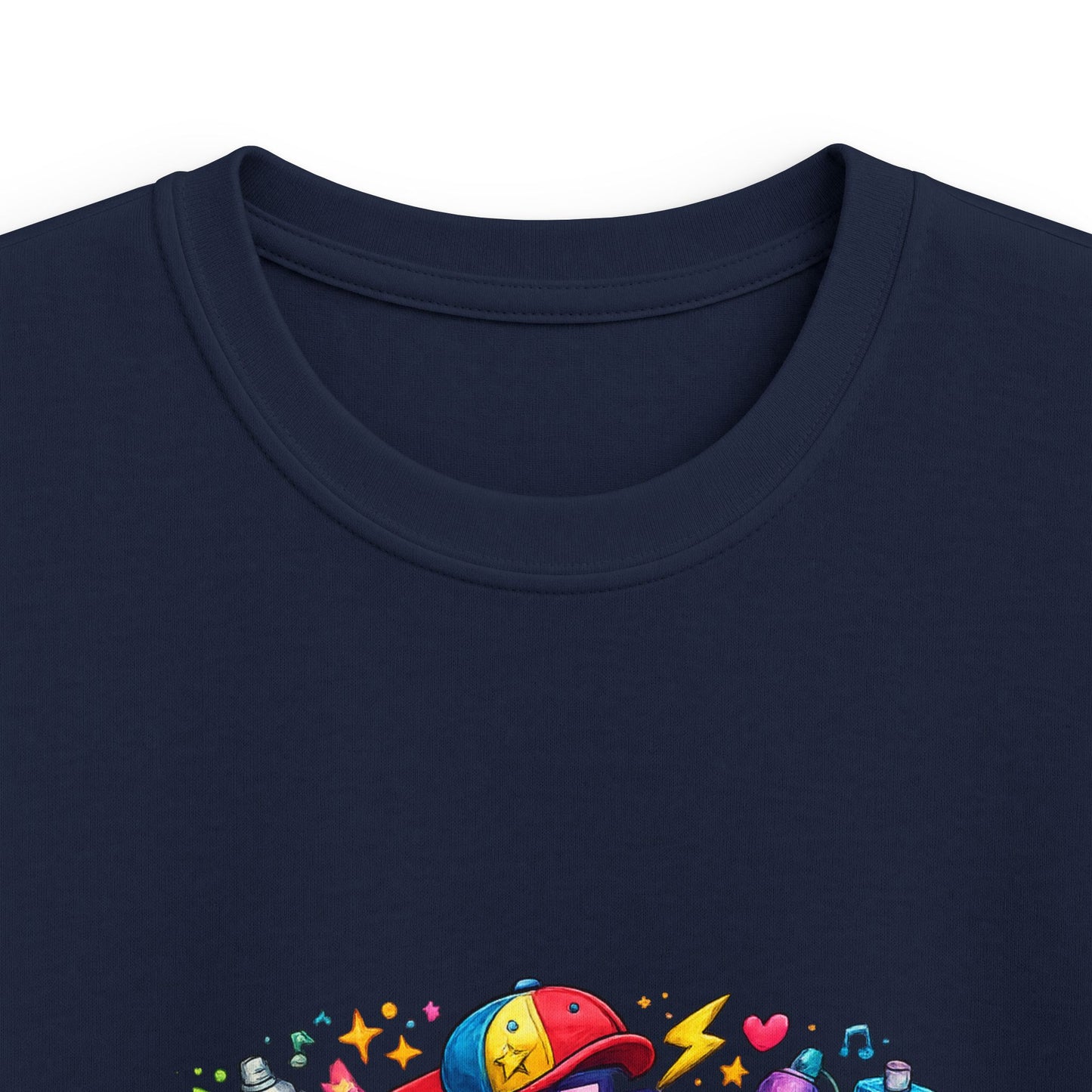 Kids Tee — "Too Cool for School" Colorful Back-to-School Graphic