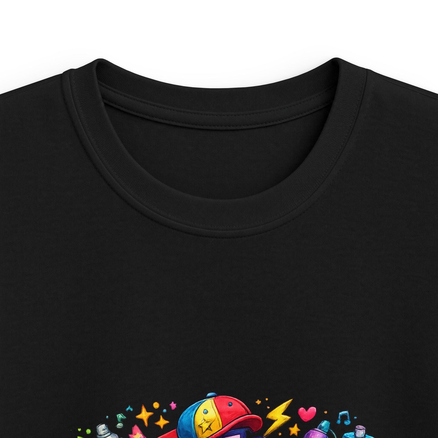 Kids Tee — "Too Cool for School" Colorful Back-to-School Graphic