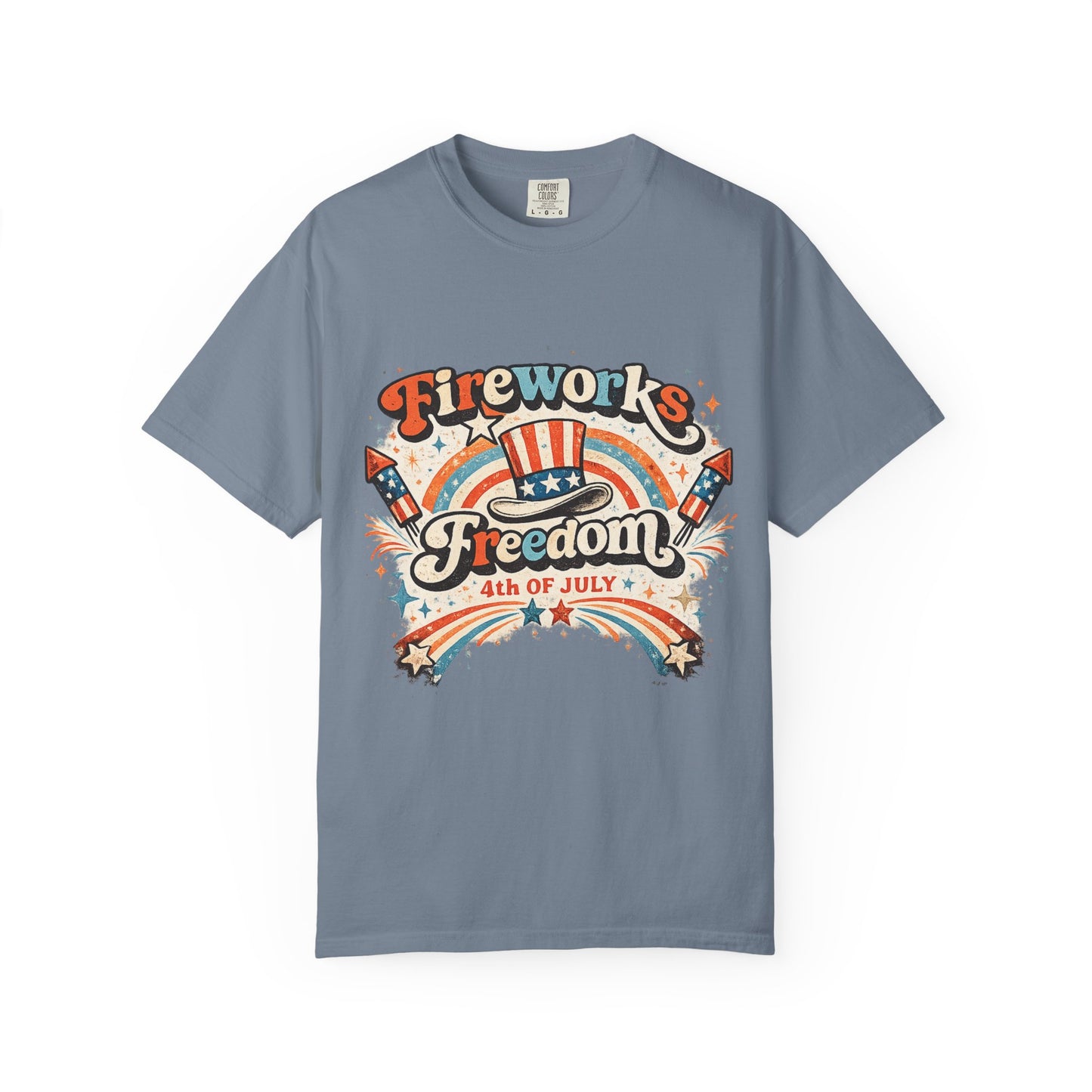 4th of July Fireworks & Freedom T-Shirt