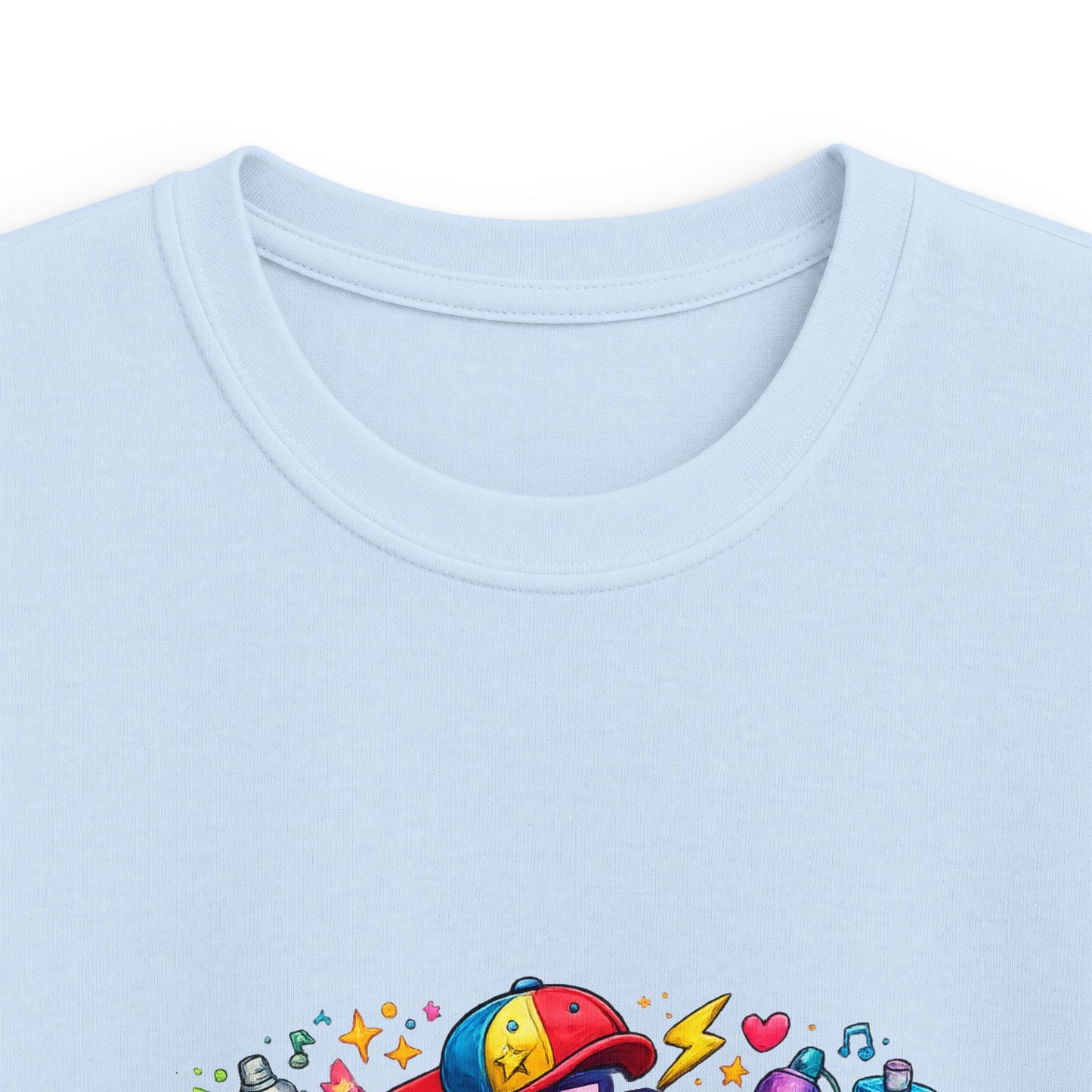 Kids Tee — "Too Cool for School" Colorful Back-to-School Graphic