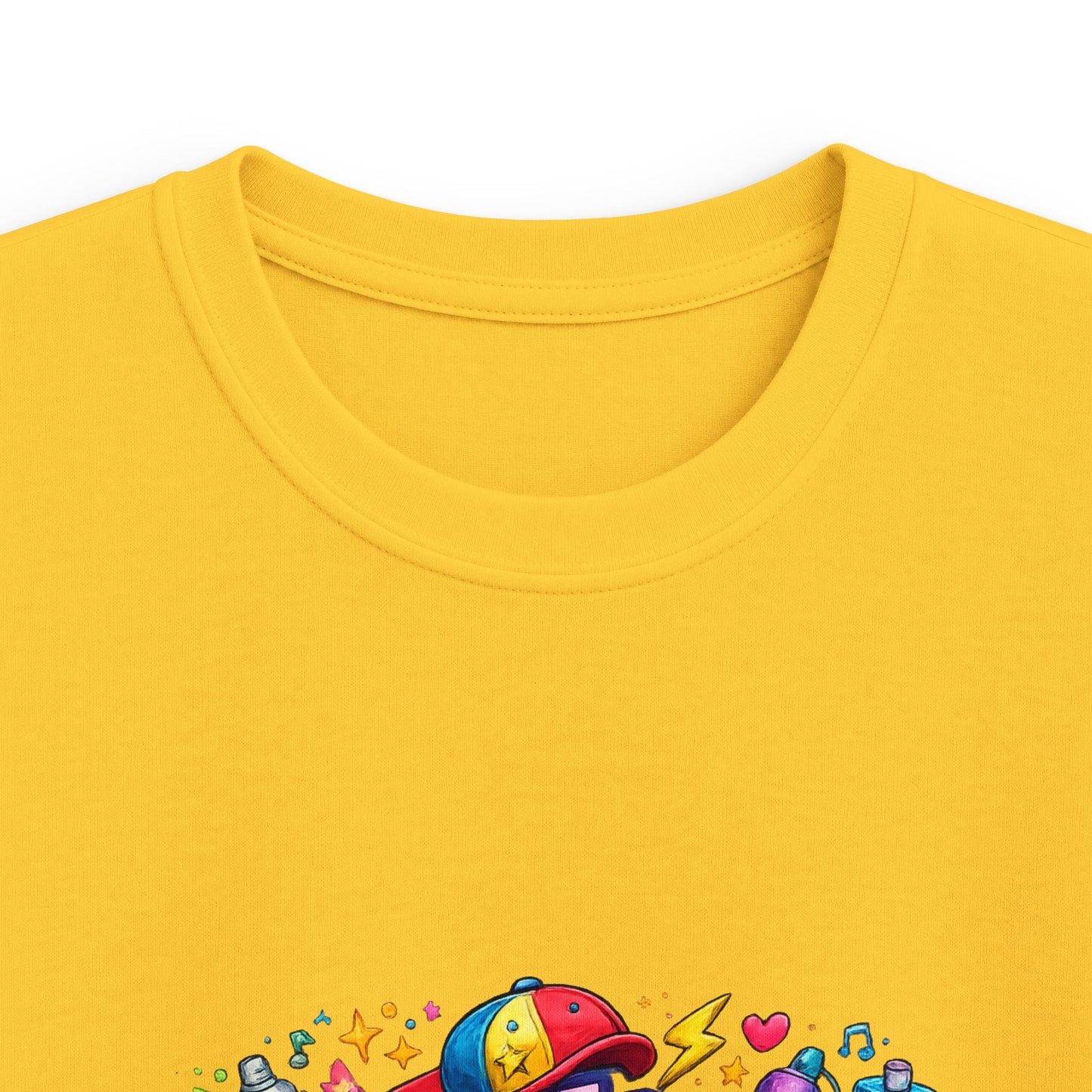 Kids Tee — "Too Cool for School" Colorful Back-to-School Graphic