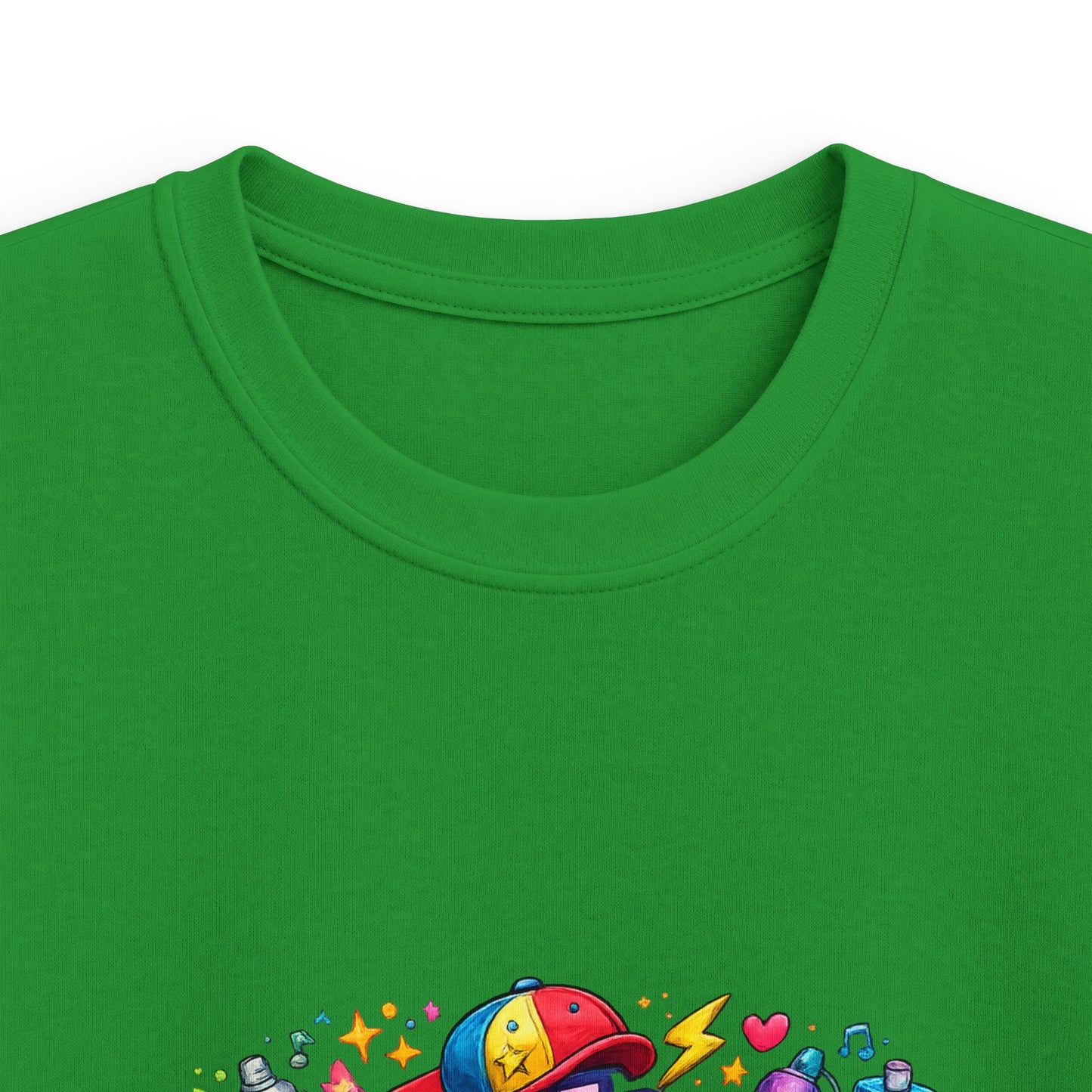 Kids Tee — "Too Cool for School" Colorful Back-to-School Graphic