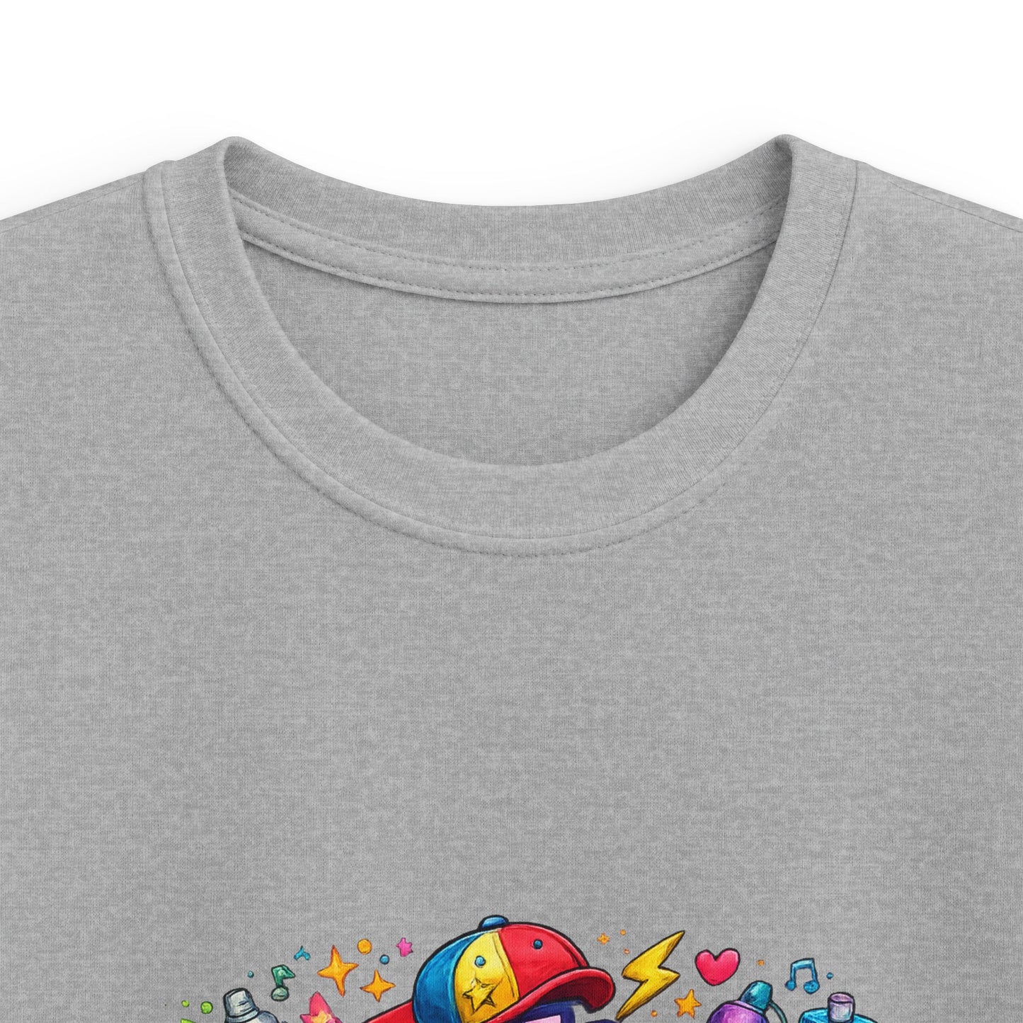 Kids Tee — "Too Cool for School" Colorful Back-to-School Graphic